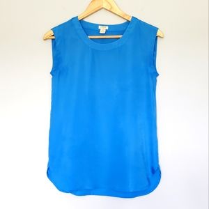 J. CREW Blue Tank, Size XXS Petite